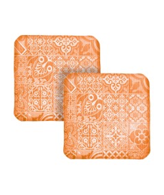 3 - Set cuscini coprisedia vesto con sistema di fissaggio con elastico in tessuto Jacquard sfoderabile 2pz art Eros
